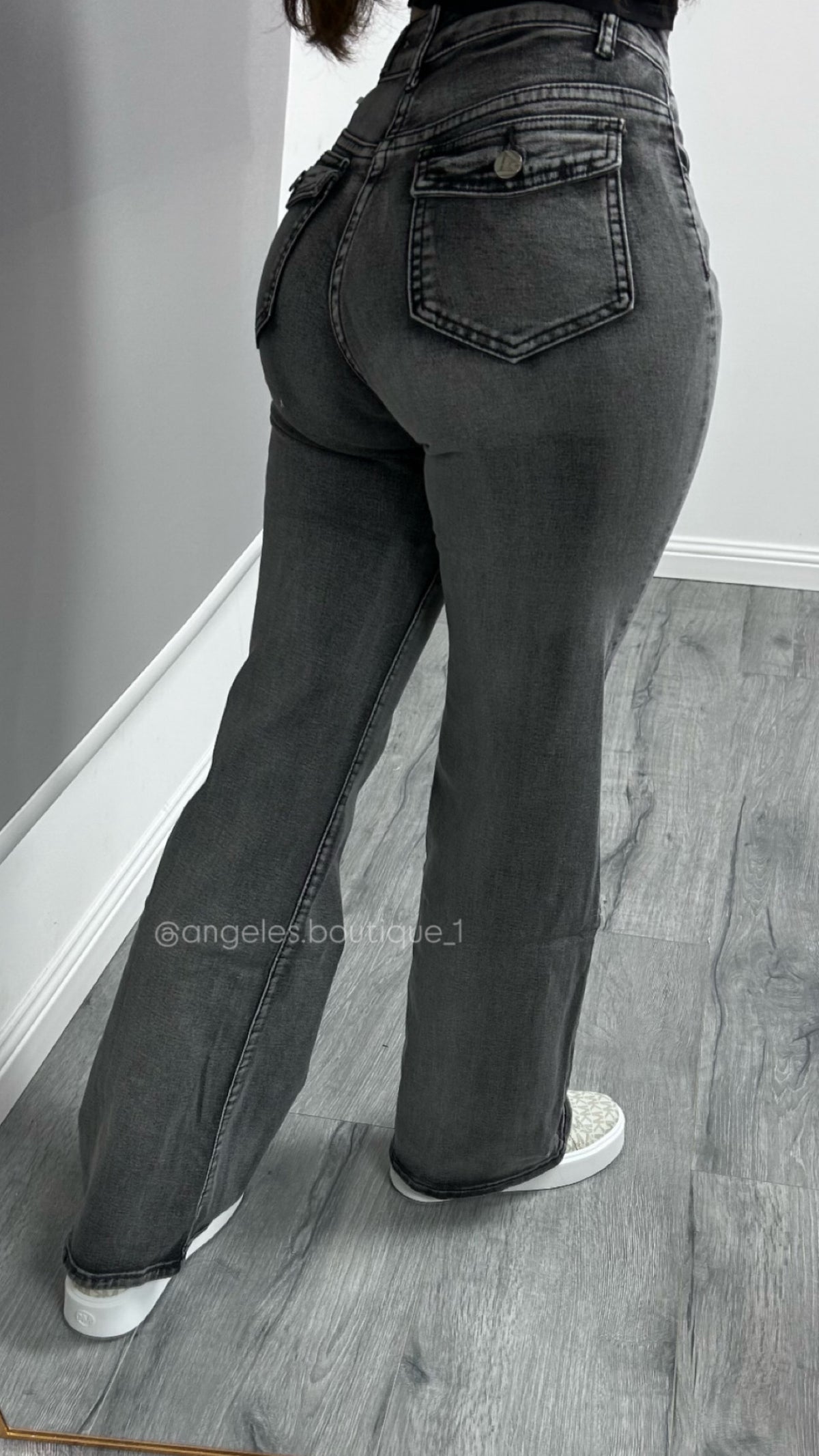 FLARE JEANS Y2K OSCURO