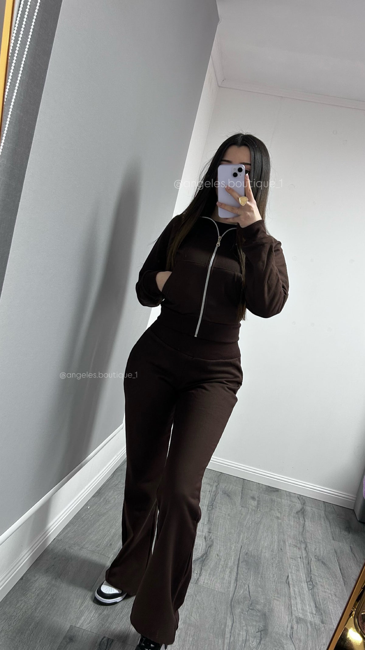 CONJUNTO STYLO ZARA CAFÉ