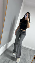 FLARE JEANS Y2K OSCURO