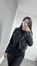 JACKET CINTURÓN 🖤