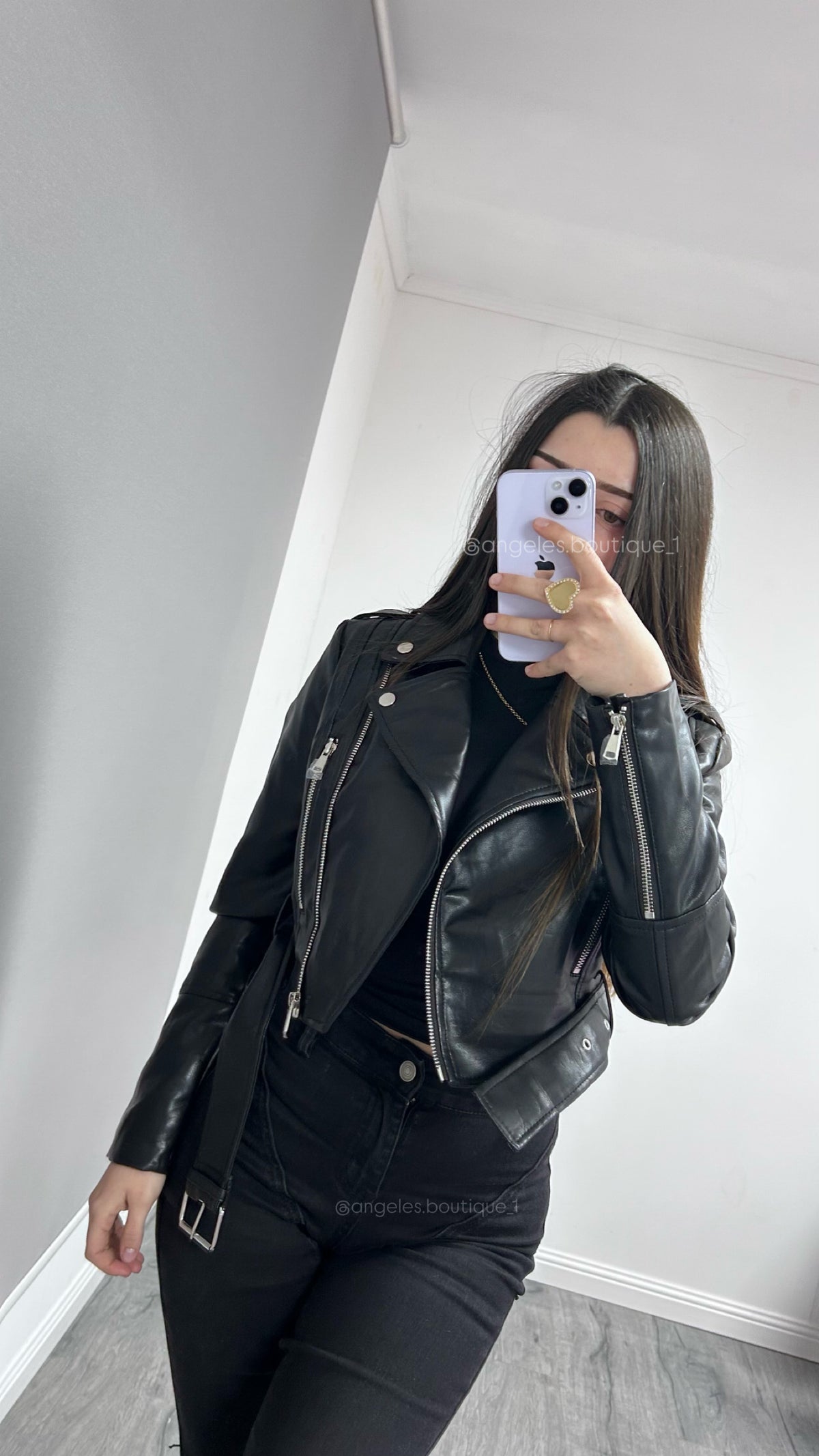 JACKET CINTURÓN 🖤