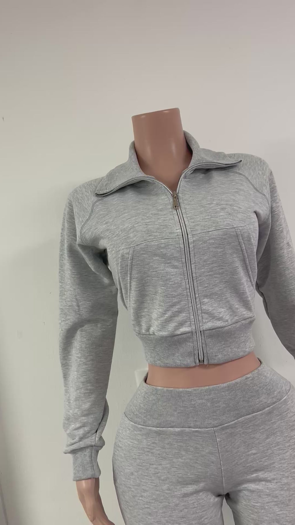 CONJUNTO STYLO ZARA GRIS